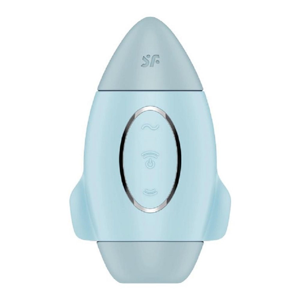 Вакуум-волновой вибростимулятор Satisfyer Mission Control голубой