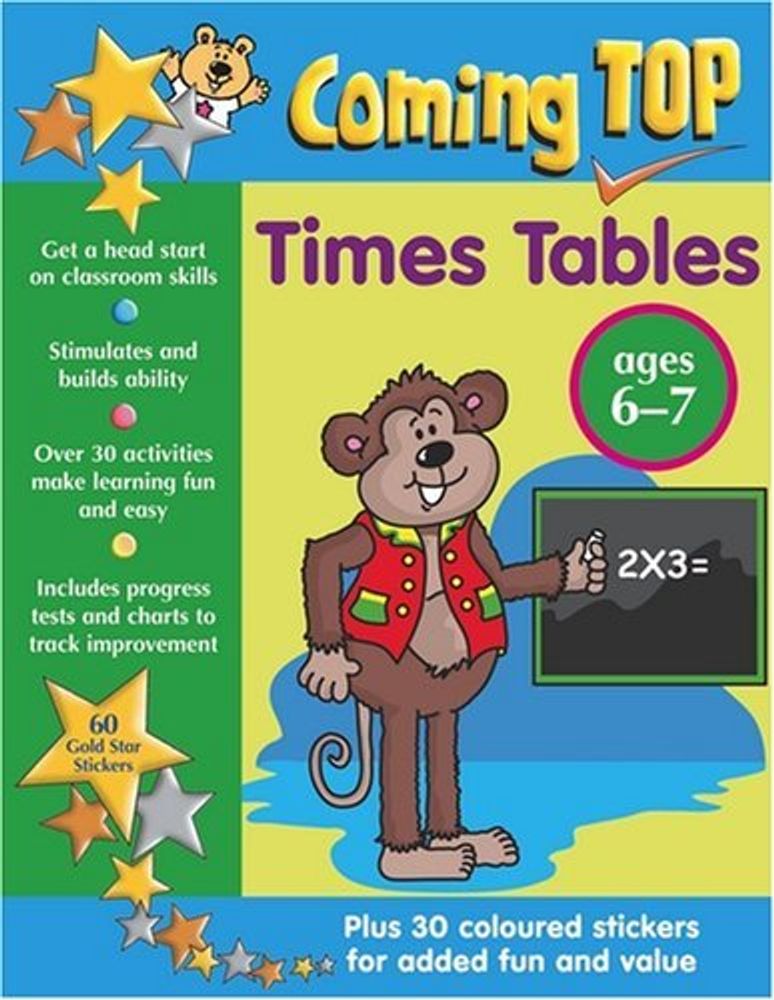 Coming Top:Times Tables 6-7