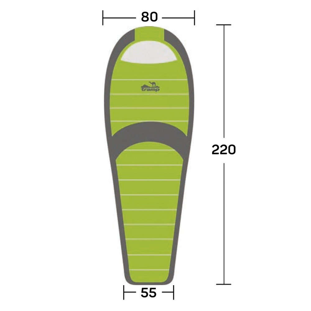 Мешок спальный Tramp Hiker Regular / Правый
