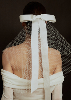 Фата из сетки с мини "Паркером