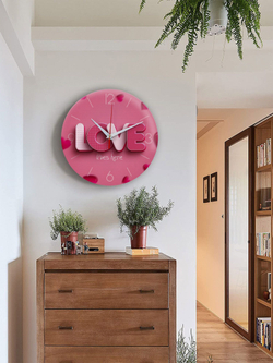 Настенные часы "Ballet Dancer" Modern Wall Clock, 28*28 см, бесшумные. Подарок на день рождения
