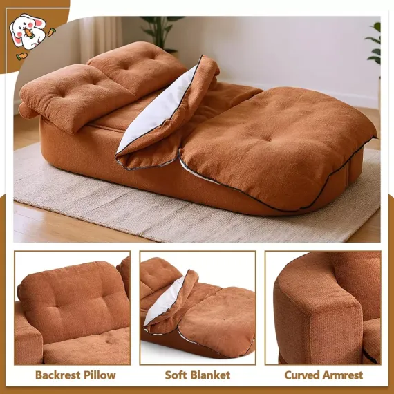 Диван Claude, коричневый