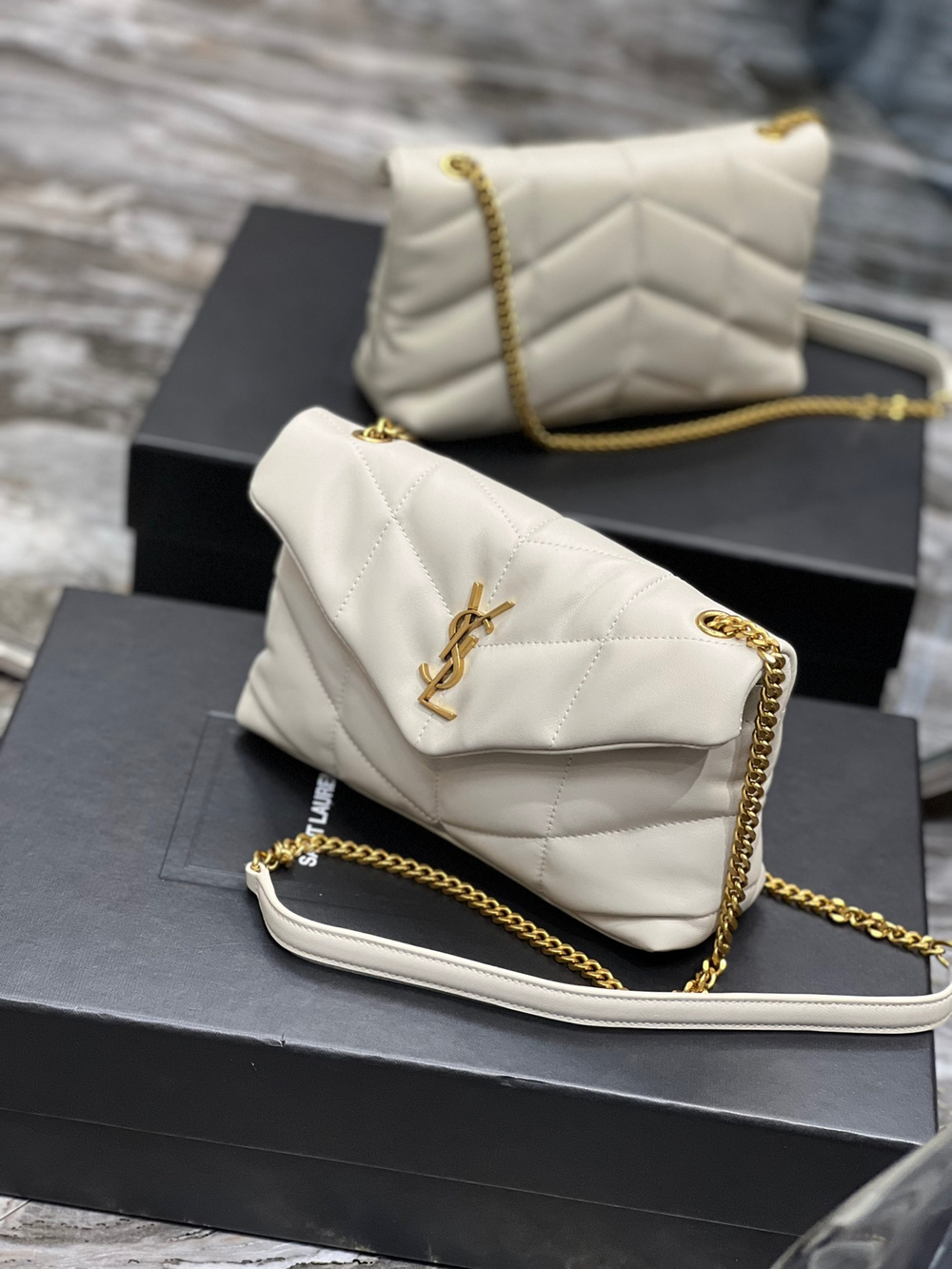 Saint Laurent Loulou Puffer Bag 23 cm