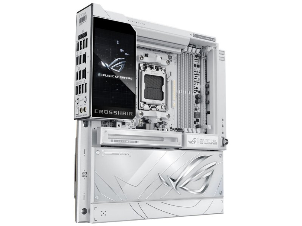 Материнская плата Asus Rog Crosshair X870E Glacial, Socket AM5, AMD X870E, E-ATX, RTL [90MB1NQ0-M0EAY0]
