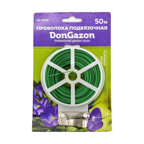 Проволка подвязочная плоская на катушке 1 мм50 м DON GAZON
