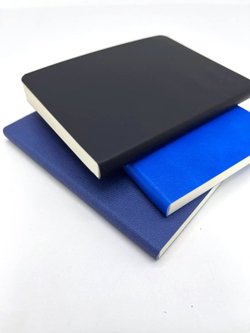 Набор 3 блокнота 88л (138*102мм) лин. графит, ярко синий, т.синий (5447-12)