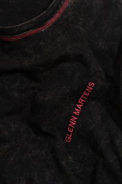 H&M - Glenn Martens Футболка с вышивкой, темно-коричневый