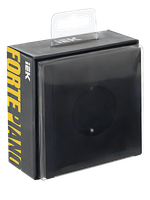 FORTE&PIANO Розетка 1-местная с заземлением с защитными шторками винтовое крепление 16А FP115 черный IEK