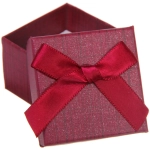 Коробка подарочная «Wish» 5*5*3,5 см, Бордовый