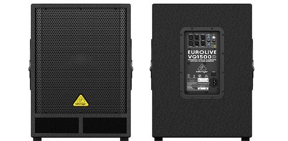 BEHRINGER Eurocom VQ1500D активный сабвуфер, 500Вт, динамик 15 дюймов