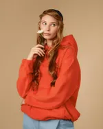 Худи Called a Garment  Wrap Женский оранжевый неон