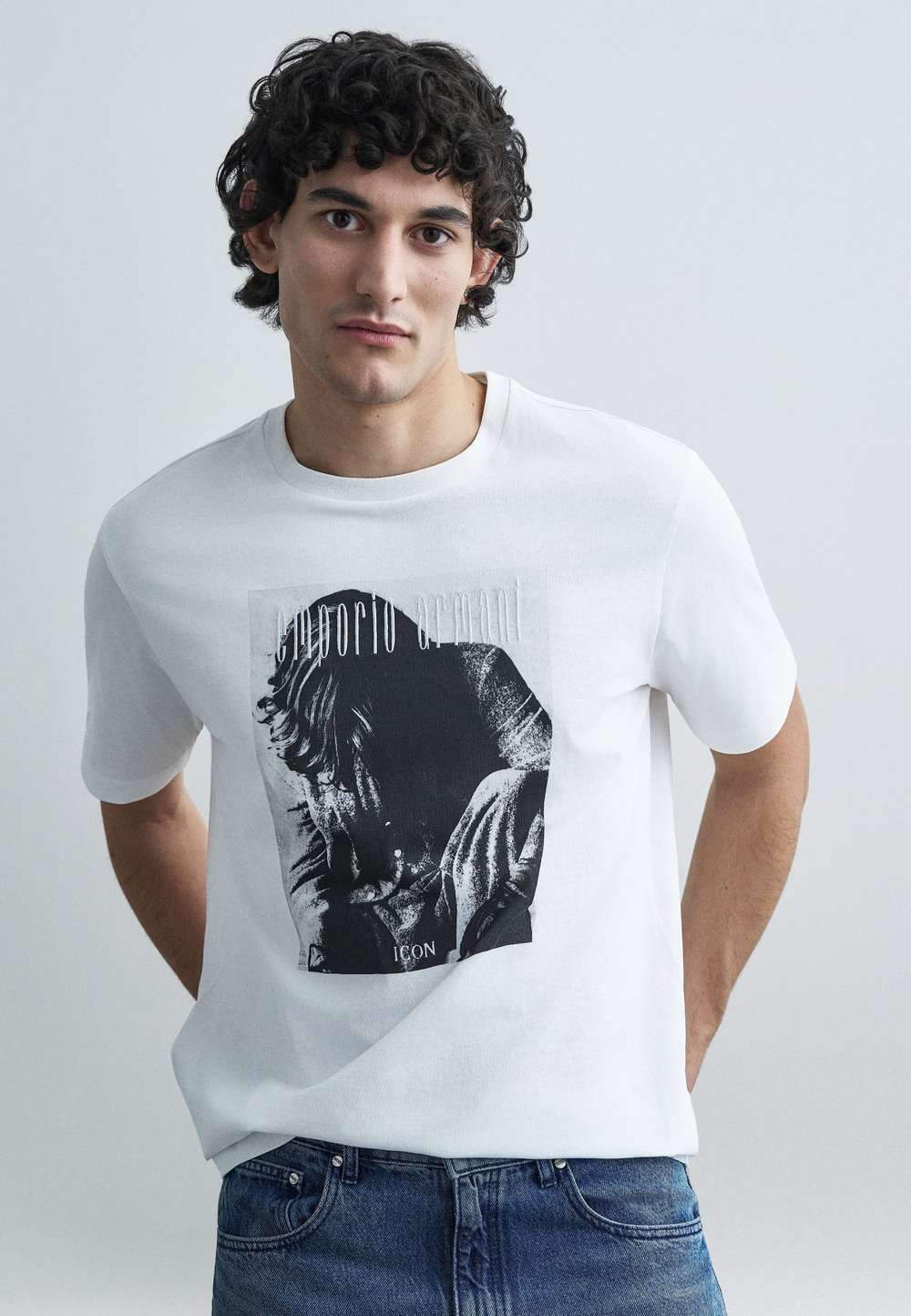 Emporio Armani Футболка с принтом - Белый