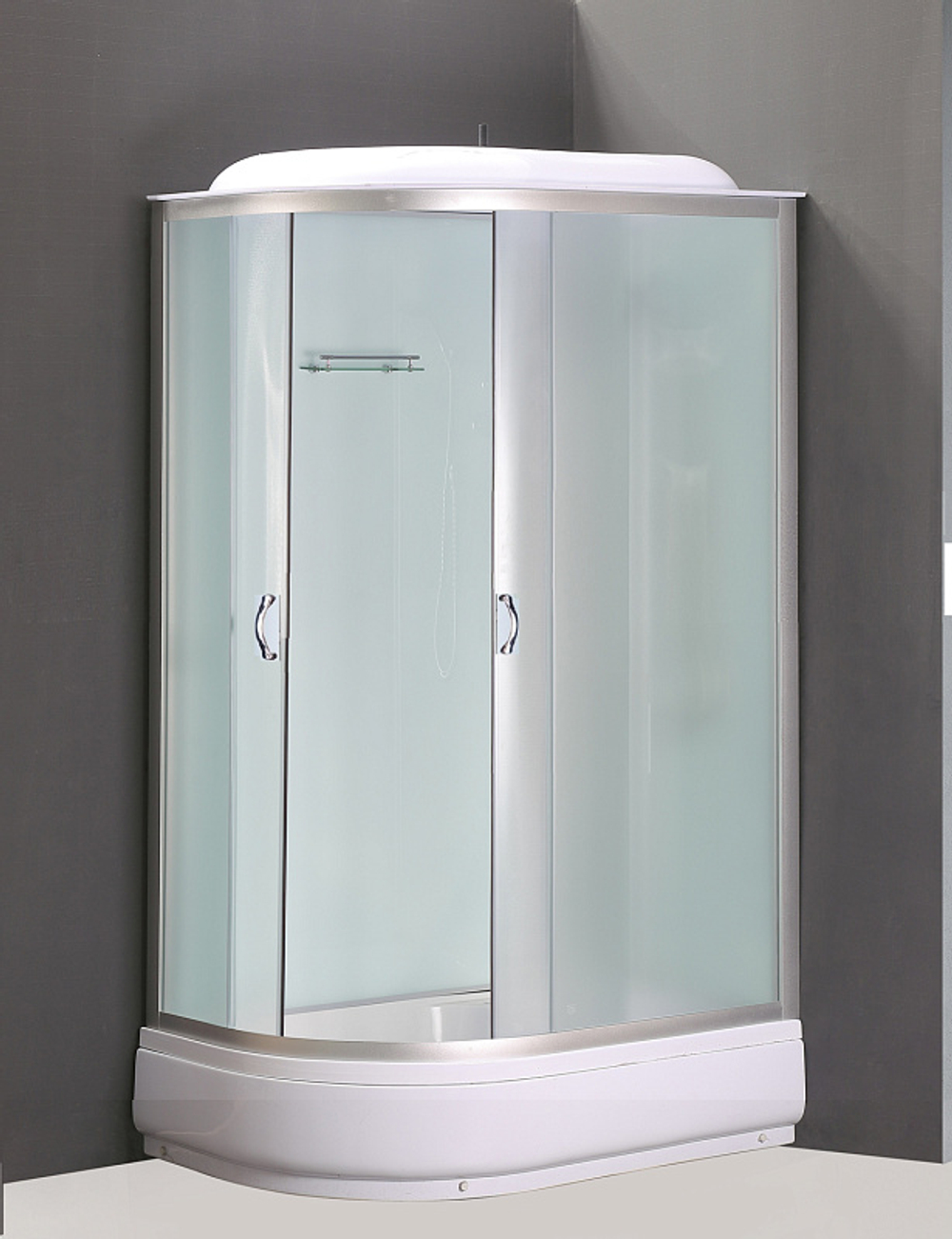 Душевая кабина LORANTO 120х80х215 правосторонняя, поддон 20 см, матовое стекло 4 мм (CS-66120-20 R F)