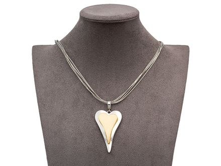 Чокер-колье "Double Heart"