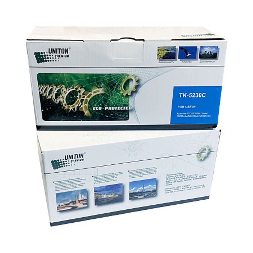 Тонер-картридж UNITON, аналог KYOCERA TK-5230C для ECOSYS P5021/M5521 (2,2K) голубой