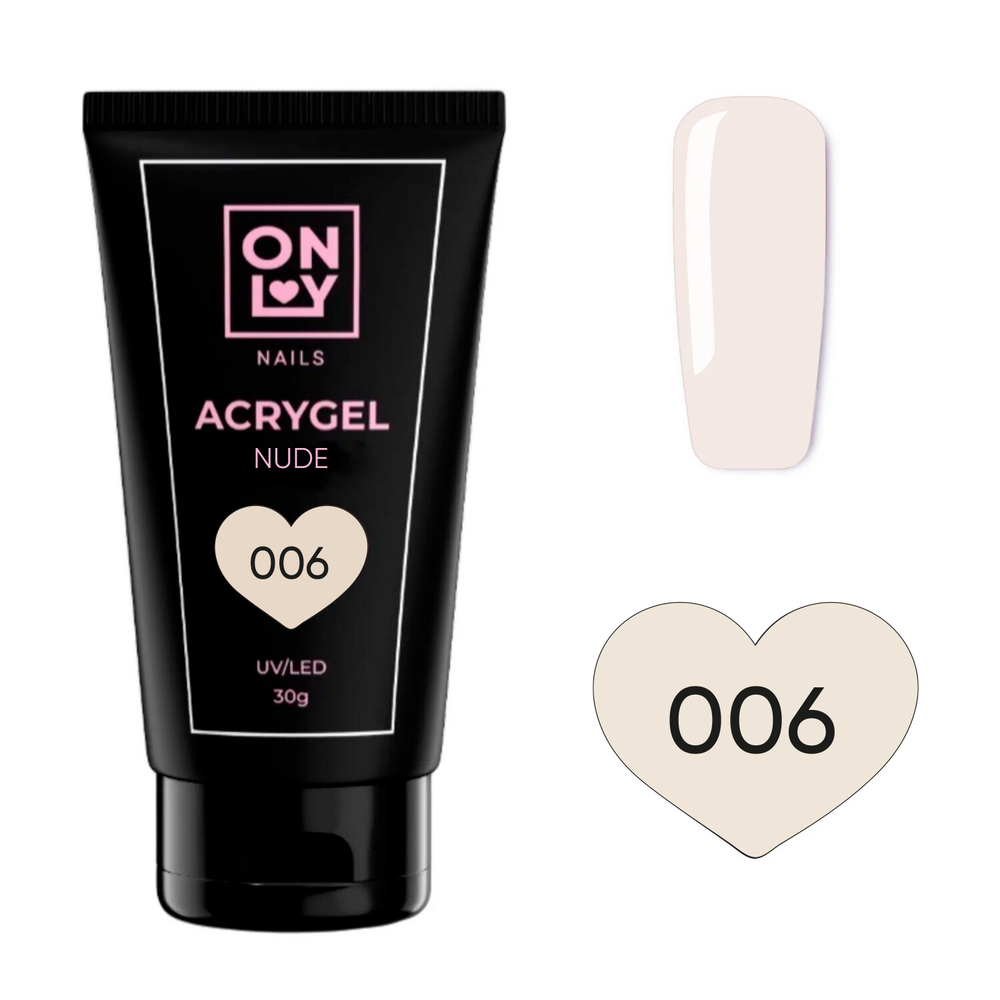 OnlyNails Acrygel, Nude 006, 30 g