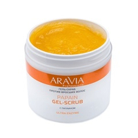 Гель-скраб против вросших волос Aravia Professional Ultra-Enzyme Papain Gel-Scrub 300мл