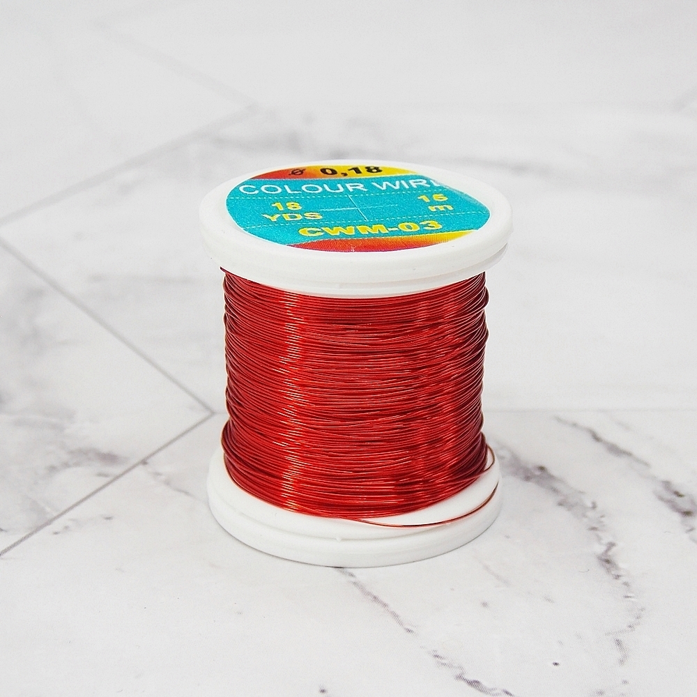 HENDS Проволока металлическая Color Wire 0,18 18 Yards