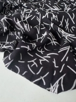 Ткань для рукоделия штапель для шитья 3 м плательная вискоза