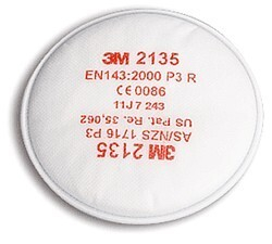 Фильтр противоаэрозольный 3М модель 2135 класс защиты Р3. 80 шт/кор