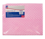 Салфетки из нетканого материала ClearTECH, 32х42 см, плотность 60 г, красные, 50 штук в упаковке