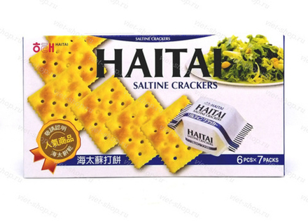 Крекер солёный Saltine Cracker, Haitai, 142 гр.