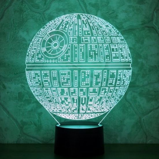 3D лампа Звёздные войны. Звезда Смерти