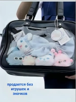 Сумка через плечо с прозрачным окошком
