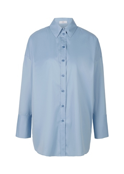 RIANI Рубашка oversize из хлопка удлиненная