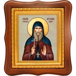 Митрофан Кванин преподобномученик. Икона на холсте.