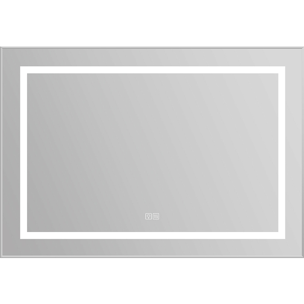 Зеркало BelBagno Kraft 98.5 SPC-KRAFT-985-685-TCH-WARM с подсветкой с подогревом Сатин с сенсорным выключателем