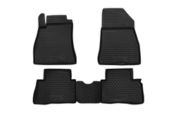 Коврики Optimum, в салон NISSAN Juke, 2010-2014, 2014-  клипса R/N, 4 шт. (повышенная износостойкость, полиуретан, чёрные) Format.FORMAT.CARNIS10044