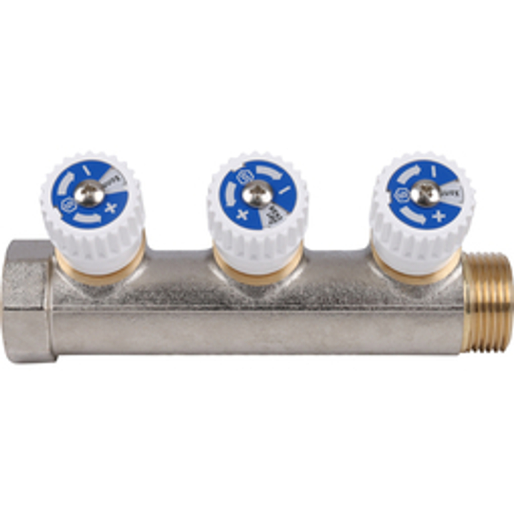 Коллектор регулировочный STOUT  3/4"х1/2" 3вых