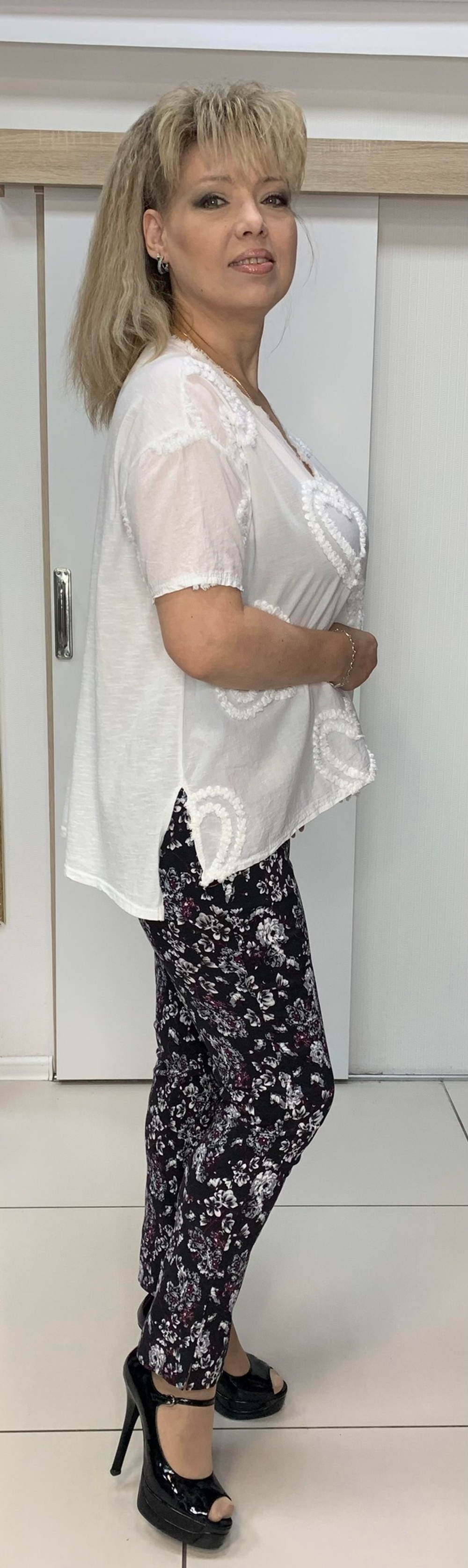 Узкие, немецкие, цветные брюки из вискозы