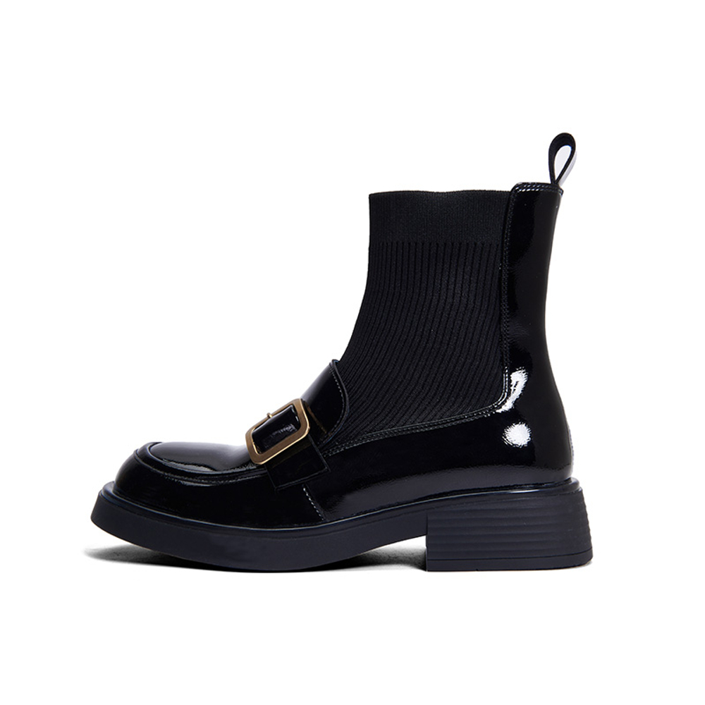 PT"SON Ankle Boots 4cm Women"s Black