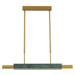 4360/25L MIDCENT ODL24 129 изумрудный мрамор/антич.бронза/металл/акрил Подвесной светильник IP20 LED 25W 3000K 220V MARMI