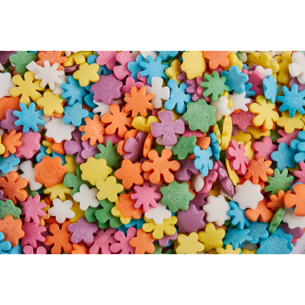 Посыпка кондитерская "Цветочки микс" 40-50г