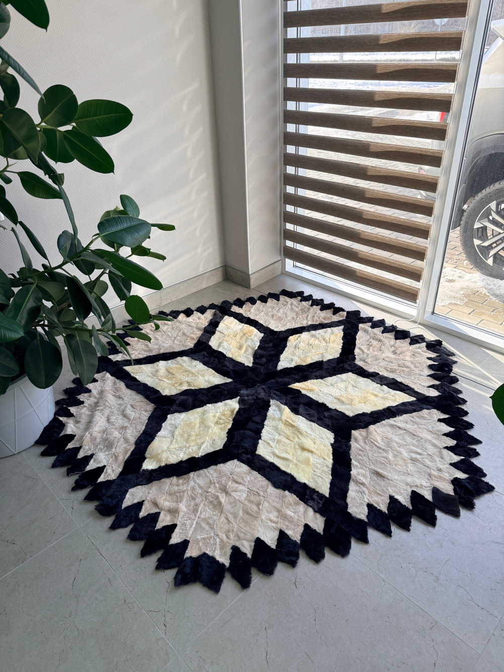 Меховой Ковер из овчины