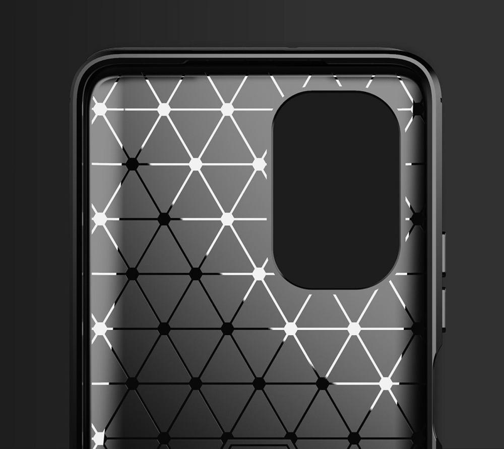 Чехол для смартфона Xiaomi Poco F3, серии Carbon от Caseport
