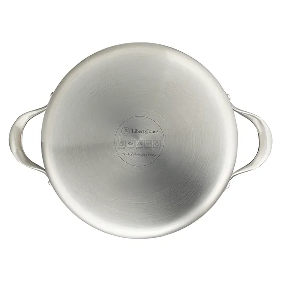 Кастрюля с крышкой 3ply etalon, D24 см, 4 л