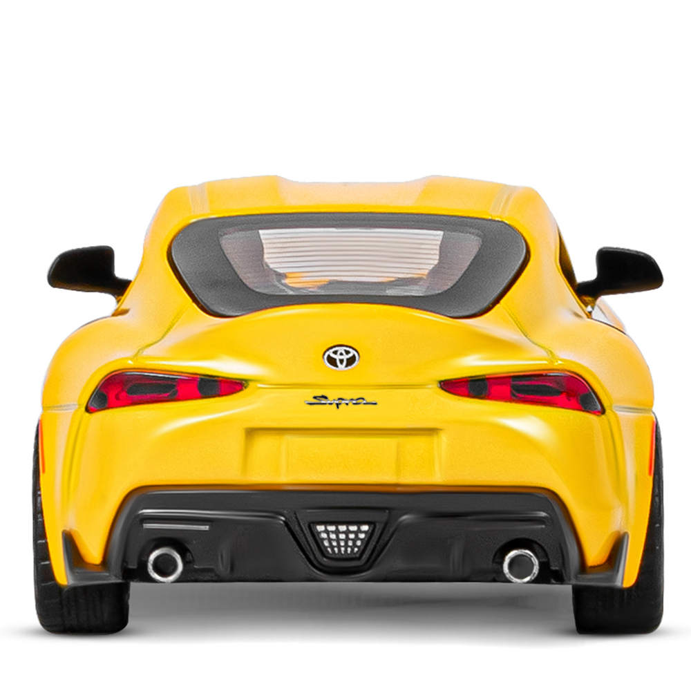 Модель 1:31 Toyota Supra [US], желтый, откр. двери, свет, звук