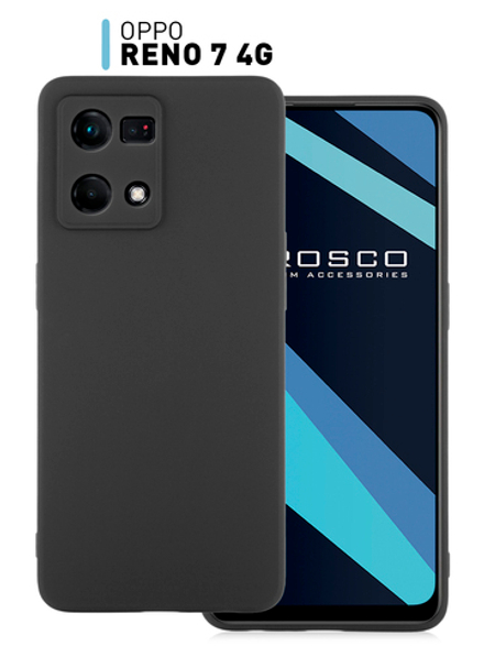 Чехол ROSCO для Oppo Reno7 оптом (арт. OPPO-R7-COLOURFUL-BLACK)