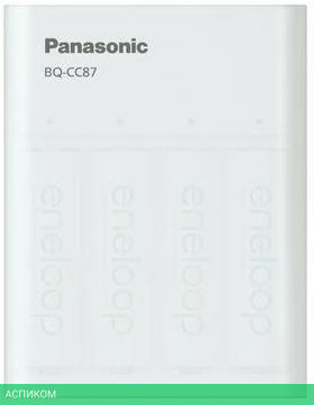 Аккумулятор с зарядным устройством Panasonic Eneloop BQ-CC87/4xBK-3MCCE USB-Charger (K-KJ87MCD40USB)