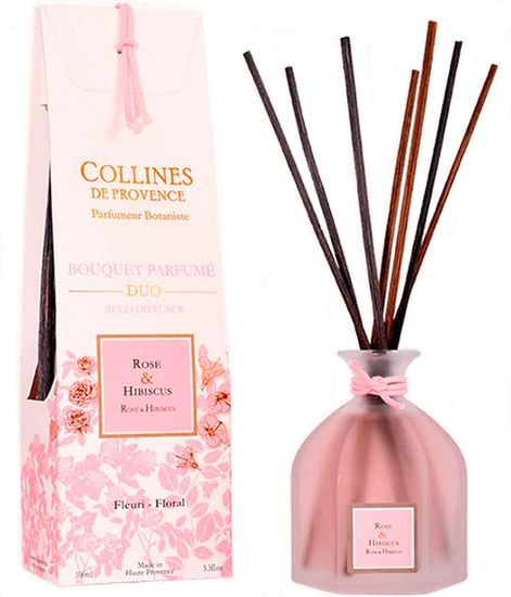 Rose and Hibiscus, аромадиффузор Duos Parfumes Collection, Collines de Рrovencе