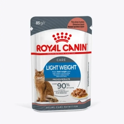 Royal canin light weight care 85 г пауч соус влажный корм для кошек старше 1-го года, склонных к полноте