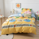 Комплект постельного белья на резинке Сатин Люкс KIDS 100% хлопок CDKR049