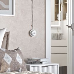 Выключатель двухклавишный с корпусом Werkel Vintage (белый матовый/хром) W5822050