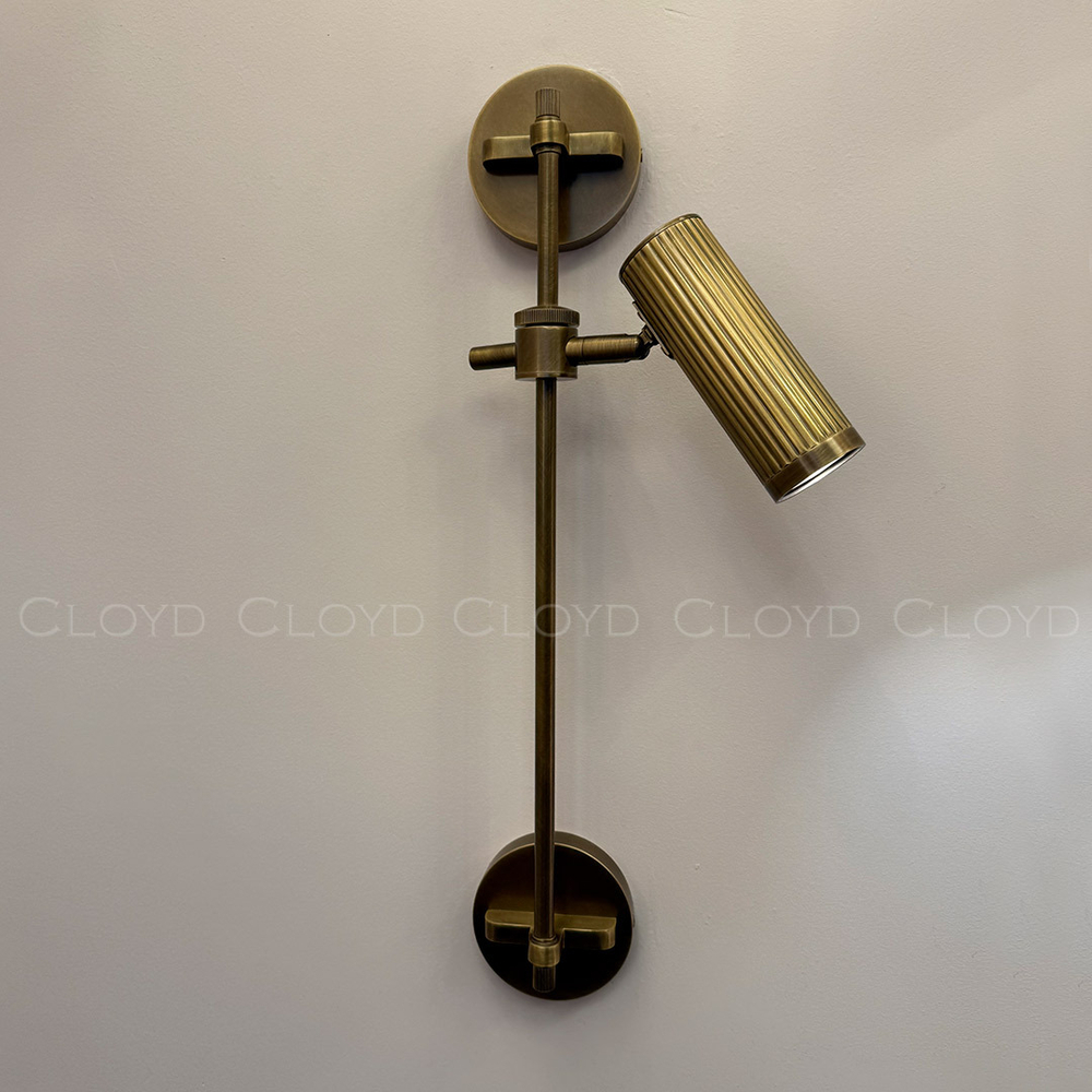 Бра Cloyd METODA-A W1 / выс. 55 см - латунь темная (арт.20461)