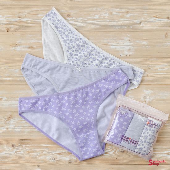Трусики женские DOMINANT 35000-315, BIKINI, 3 шт. в уп.