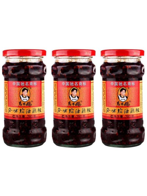 Соус Фей Вей До Чи Lao Gan Ma чили с курицей, 280 г, 3 шт